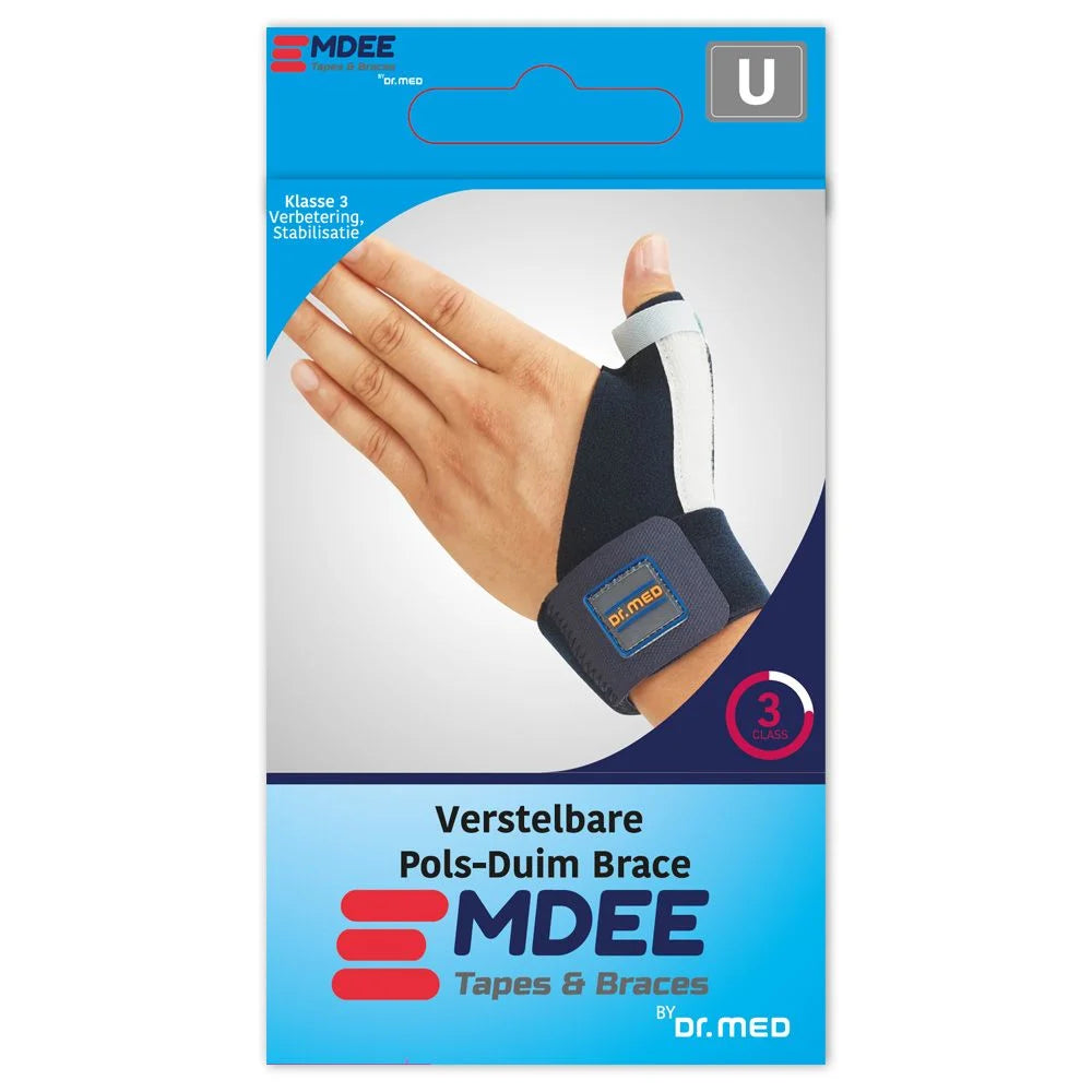 Emdee Duim Brace met Splint | Universeel